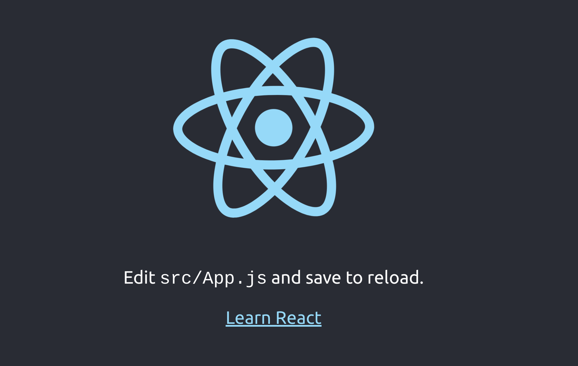 React Home-screen React App